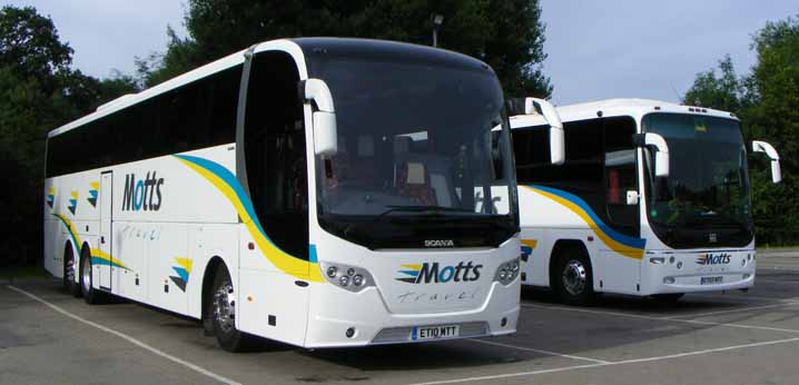 Motts Travel Scania K400EB OmniExpress ET10MTT